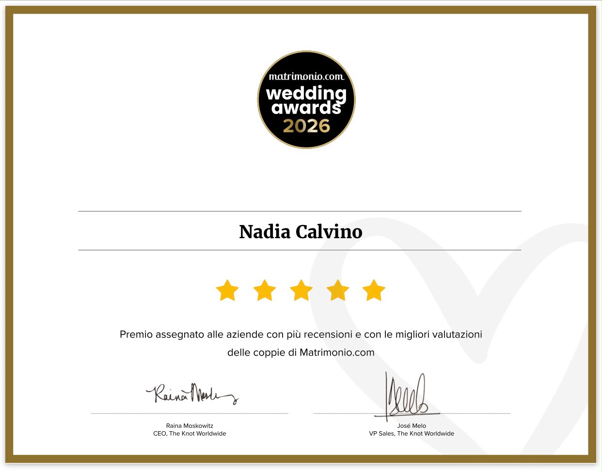 wedding-awards-2026-certificato-nadia-calvino